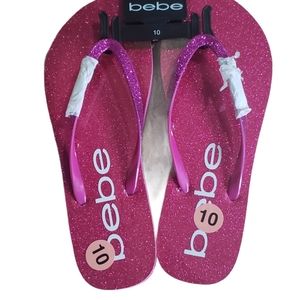 Tracee bebe logo Flip- Flops.
